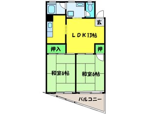 辻野マンションの物件間取画像